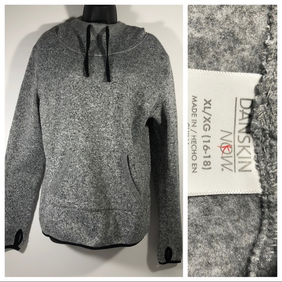 danskin hoodie with thumb holes